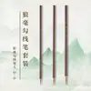 Pintura China Pincelada Fina Pluma de Contorno Pelo de Lobo Punta de Rama de Flor Bigote de Rata Nervadura de Hoja Pelo Rojo Pequeño Set Grande Mediano Pequeño para Principiantes