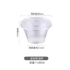 Caja Mini Pastel de Crema Desechable Plástico Transparente Caja de Empaque para Tiramisú Pudín 180ml Taza de Empaque