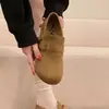 Zapatos de mujer de suela gruesa que aumentan la altura, estilo Birkenstock, de cobertura total, nuevos mocasines estilo Birkenstock sin cordones para mujer, otoño 2026