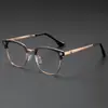 Gafas de Montura de Ceja Nuevas Primavera 2024, Lentes de Montura para Negocios de Moda Casual, Monturas de Gafas Estilo Celebridad de Internet, Se Pueden Montar Lentes