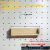 Accesorios Personalizados para Tablero Perforado, Estantes de Madera Maciza, Palitos de Madera, Cerillos de Colores, Estantes de Almacenamiento Multifuncionales, Accesorios Decorativos