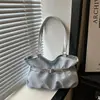 2026 Verão Novo Estilo Estrela Bolinhas Laço Bolsa de Axila Bolsa de Aula Moda Feminina Roupas de Trabalho Bolsa Tote de Grande Capacidade