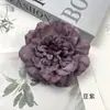 Flor Artificial Flor de Peonía Estilo Tang Nuevo Cabezal de Flor Material para Pasador de Pelo DIY Accesorios Adornos para Arreglos Florales de Guirnaldas de Salón de Bodas