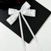 Estilo japonês e coreano Bow Ribbon Grampo de cabelo feminino elegante para todos os jogos Cabeça traseira Pato Billed Clip Top Clip High-end Acessórios para o cabelo Acessórios para o cabelo