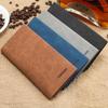 Carteira Longa Masculina Hengsheng Retro Fina Fosca Macia Carteira da Moda Fornecimento Direto da Fábrica