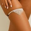 Amazon Explosions Acessórios de strass Verão Sexy Tassel Leg chain Personalidade simples Leg Ornament Corrente de corpo feminino