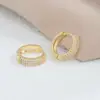 Pendientes de temperamento de moda coreana diseño de nicho femenino pendientes geométricos en forma de C personalidad moda pendientes Joker venta al por mayor
