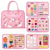 Placa de Aprendizagem de Feltro Infantil Brinquedos de Educação Infantil Transfronteiriços Quebra-cabeças Educacionais Prática de Vestir Sensorial Quadro de Atividades