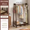 Perchero de Pie para Dormitorio, Colgador de Ropa de Madera para el Hogar, Perchero Simple de Interior para Ropa y Sombreros, Estante de Almacenamiento
