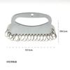 Placa de llave de metal, llavero, marca de almacenamiento, tarjeta de llave, clasificación, gestión, llavero, hebilla, tarjeta de llave, cadena