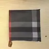 Bolsa de compras mediana a rayas con estampado de cuadros, plegable, ecológica, de nailon, estilo momia, coreana