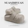 NanboWan Estilo Coreano Versátiles Simples Para Persona Perezosa Cubre Cabeza Pantuflas Casuales Slip-ons Para Mujer 26 Verano Sandalias de Exterior