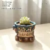 Vaso de Flor Carnuda Cerâmica Jardinagem Cerâmica Mini Novo Criativo Grés Casa Vintage Novo Vaso de Porcelana Vaso