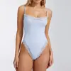 Body modelador sexy de renda europeu e americano, respirável, com levantamento de glúteos, ajustável para esportes e fitness