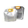 Bolsa para Empaque de Cerveza, Bolsa Transparente Auto-Soportante con Boquilla, Bolsa para Almacenamiento de Granos, Bolsa de Empaque Sellado Portátil Engrosada de Papel de Aluminio