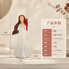 Estatueta de Anjo Estátua de Resina Estilo Country Americano Personagem Decoração Casal Coração de Amor Casamento Casa Pequeno Presente Criativo