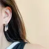 Pendientes de Nuevo Estilo con Diamantes y Circonitas en Forma de Gotas de Agua para Mujer, Diseño de Nicho, Pendientes Versátiles Personalizados de Hip-Hop de Moda