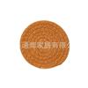 Conjunto de Chá Tapete de Mesa Tecido com Corda de Algodão Nórdico Espessado Almofada de Isolamento Térmico Coaster Tecido com Fio de Algodão Venda Direta da Fábrica em Estoque Dropshipping