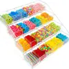 Suporte expositor de acrílico em escada personalizado, prateleira de armazenamento para figuras de blind box, expositor multicamadas, prateleira transparente para perfumes e joias