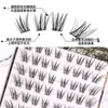 [6 Fileiras Sem Cola] Novo Estilo Chinês Qingqiu Raposa Novo Macio Nova Raposa Cílios Postiços Naturais Fotogênicos Estilo Voador Oblíquo