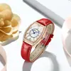Reloj de Moda Trendy para Mujer Dawnlight con Barril de Vino y Diamantes, con Calendario, Resistente al Agua, Reloj de Cuarzo para Transmisión en Vivo Transfronteriza del Fabricante
