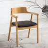 Silla de Madera Maciza Respaldo Silla Silla Maestra China Silla de Oficina Moderna Simple Silla de Jefe Silla de Comedor para Sala de Estar en Casa