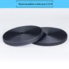Velcro comum Velcro spot atacado poliéster brocado misturado grau C preto 2,5 cm Velcro