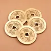 Moedas Grandes e Grossas de Latão para Ofertas em Templos, Moedas de Cobre Antigo Imitação dos Cinco Imperadores, Especificamente para as Dinastias Kanton e Shunzhi, Usadas para Proteção de Soleira de Porta