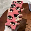 Funda protectora de película para teléfono con ojo de cómic vintage adecuada para Samsung S22/S23/S24 Ultra