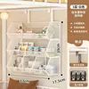 Estante de almacenamiento de cocina multicapa para dormitorios, gran capacidad, no requiere perforación, montado en la pared, para almacenar bocadillos y verduras
