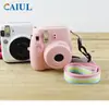 La funda es adecuada para la serie Polaroid Mini con un cuerpo colorido, una correa de hombro elegante y moderna, y una correa de transporte personalizada.