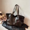 Bolso Retro de Gran Capacidad para Viajes Casuales para Mujer 2026 Nuevo Otoño e Invierno Bolso de Hombro Versátil Bolso de Mano Tote