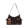 Bolso de Mano Texturizado Simple Retro para Mujer 2026 Nuevo Diseño de Moda Bolso de Hombro Único Bolso de Mano para el Trabajo Diario