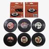 Posavasos de vinilo retro para CD, tapete de plástico para barra de cerveza, tapete para taza de café, productos transfronterizos, venta directa de fábrica