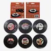 Posavasos de CD Muy Retro, Tapetes para Cerveza de Disco de Vinilo, Posavasos de Plástico para Café y Té, Productos Transfronterizos, Venta Directa de Fabricantes