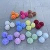 3 Bolas de Suerte de Caramelo, Flores Artificiales, Flores Falsas para Boda y Decoración del Hogar, Mayoreo