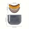 Cepillo Facial Delineador Linfático, Cepillo de Masaje Facial Cuidado Forma de Media Luna
