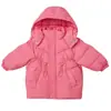 Abrigo de Invierno de Algodón con Plumón para Niñas 2025 Nueva Chaqueta de Invierno de Algodón Polar para Bebés Ropa Exterior Gruesa y Elegante