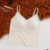 Maillard ropa cálida Chaleco cepillado para mujer Hilo delgado Base de tirantes sin costuras Todo-partido Ropa interior térmica