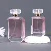 Botella de Vidrio para Perfume Cosmético de 100 ml, Botella Vacía con Atomizador de Presión de 50 ml, Botella Rellenable con Tapa de Presión, Botella Vacía con Atomizador de Presión