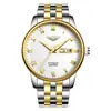 Guanqin 16058 Relógio de Pulso Fashion Luminoso com Calendário Masculino Recortado Totalmente Automático Mecânico Marca Relógio à Prova d'Água Pode