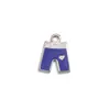 Acessórios de Pingente Cartoon Anti-Gotejamento de Óleo em Aço Inoxidável, Design de Roupa de Gato em Formato de Coração, Acessórios para Joias de Pulseira e Colar DIY