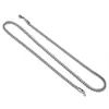 Cadena Plana Minimalista, Cadena Estrellada, Cadena en Forma de O, Cadena de Labios, Collar de Acero de Titanio, Cadena Lateral, Cadena de Hueso de Serpiente, Cadena de Eslabones Cuadrados, Accesorios Versátiles