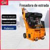 Plaina de solo elétrica com propulsão manual Fresadora de pavimento de concreto Máquina de cinzelamento de solo Máquina de puxar cimento a gasolina e diesel