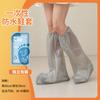 Capa de sapato de chuva descartável à prova d'água Dia de chuva antiderrapante Crianças adultas Capa de pé de chuva espessa Embalagem separada Botas de chuva Estudante