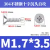 Tornillos Autorroscantes Avellanados Gb846 Acero Inoxidable 304 Cabeza Plana Phillips Tornillos para Madera Extendidos M2.9M3.5M4.2M5.5