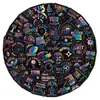 100 Pegatinas Inspiradoras de Graffiti Clásico Chino para Niños, Frases Inspiradoras, Cuadernos Decorativos Creativos, Pegatinas Impermeables