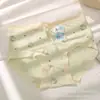 Ropa interior femenina seda de hielo nueva sin costuras transpirable secado rápido pantalones ligeros antibacterianos estampado verano