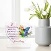 Decorações de Memorial Acrílicas Transparentes em Formato de Coração da Amazon para Presentes de Aniversário e Formatura Lembranças de Mesa