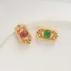 Retención de color fuerte accesorios color arena dorada incrustaciones antiguas tarjeta de mano antigua accesorios de joyería DIY oro antiguo pulsera pulsera material tejido